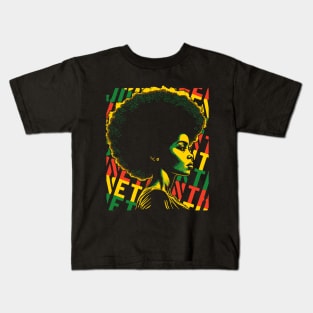 Black History Juneteenth Art for Men, Women, Girls Kids T-Shirt